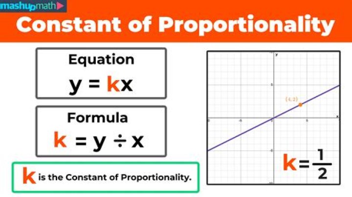 What does the constant of variation represent?