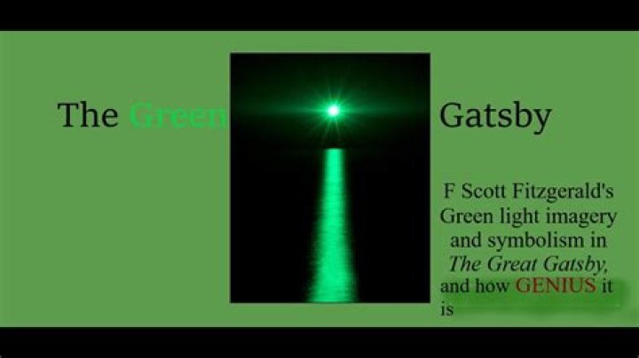 What does the green light symbolize in The Great Gatsby?
