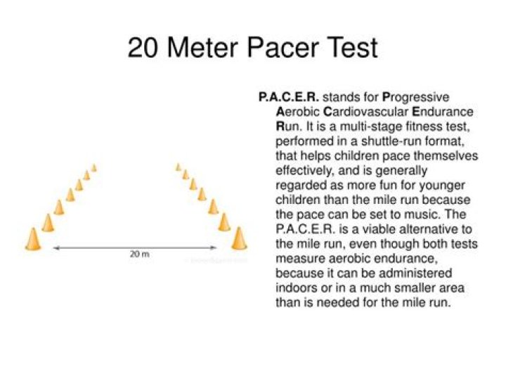 What does the Pacer test measure?