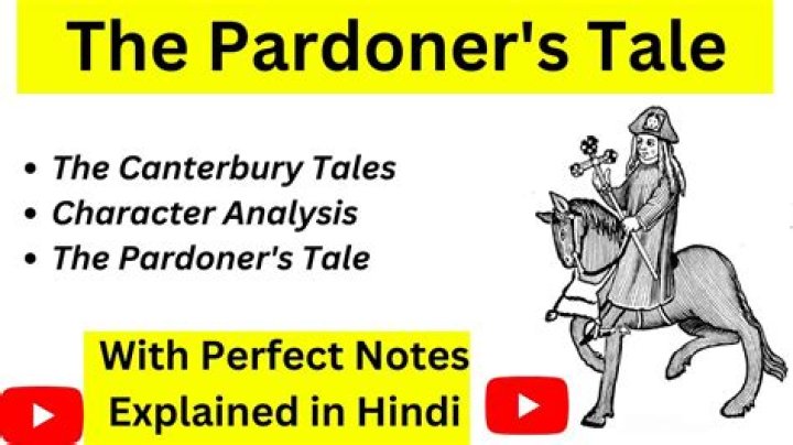 What does the Pardoner do in Canterbury Tales?