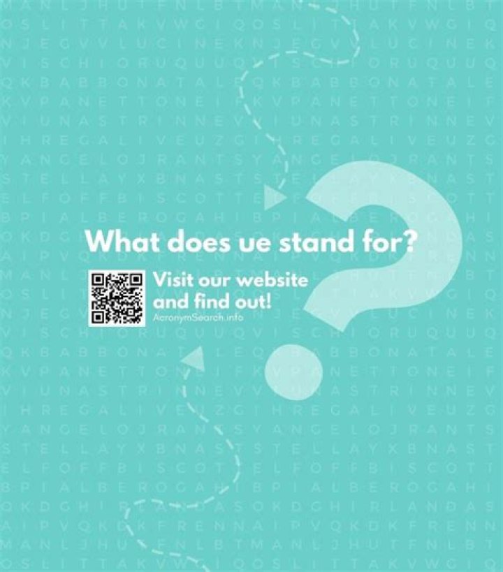 What does UE stand for?