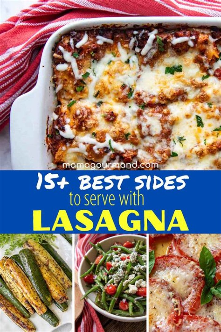 What goes with lasagna for Christmas dinner?