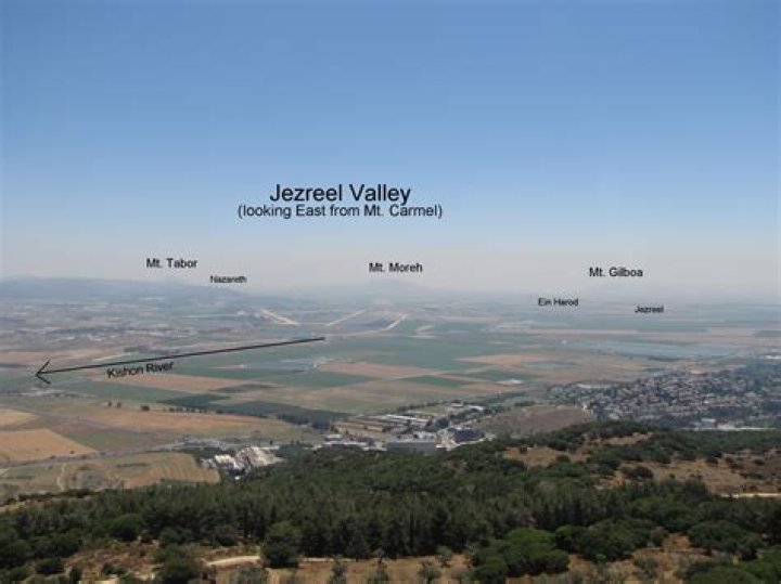 What happened in the Valley of Jezreel?