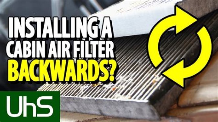 What happens if air filter is backwards car?