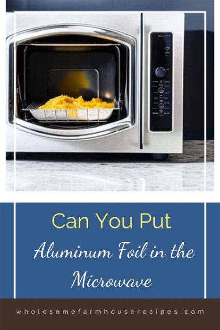 What happens if u put tin foil in the microwave?