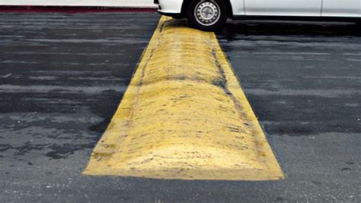 What happens if you hit a speed bump too fast?