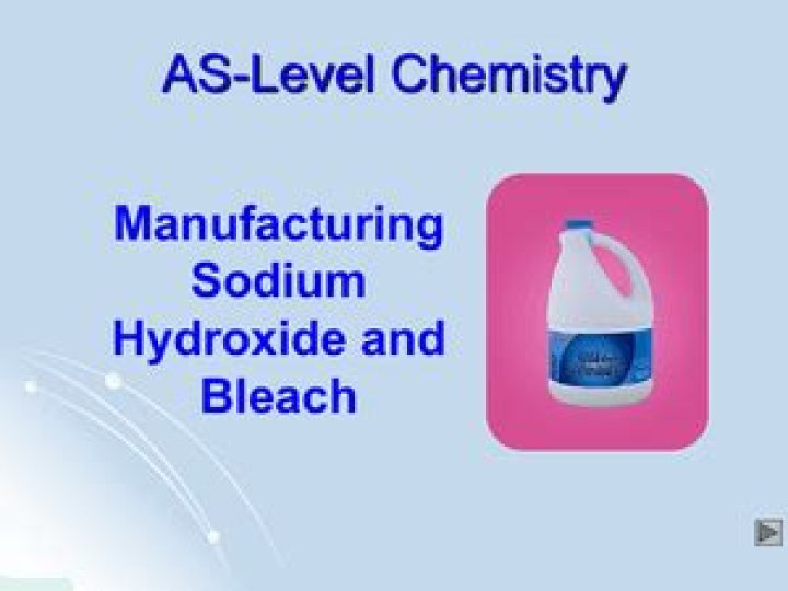 What happens if you mix sodium hydroxide and bleach?