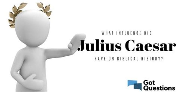What influence did Julius Caesar have on biblical history?