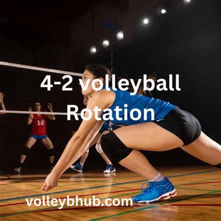 What is a 4 2 volleyball rotation?