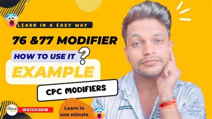 What is a 78 modifier?
