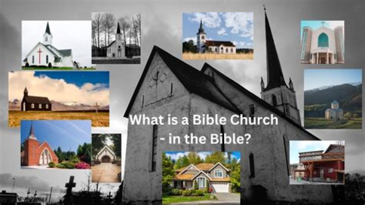 What is a Bible church?