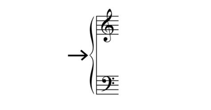 What is a brace in music?