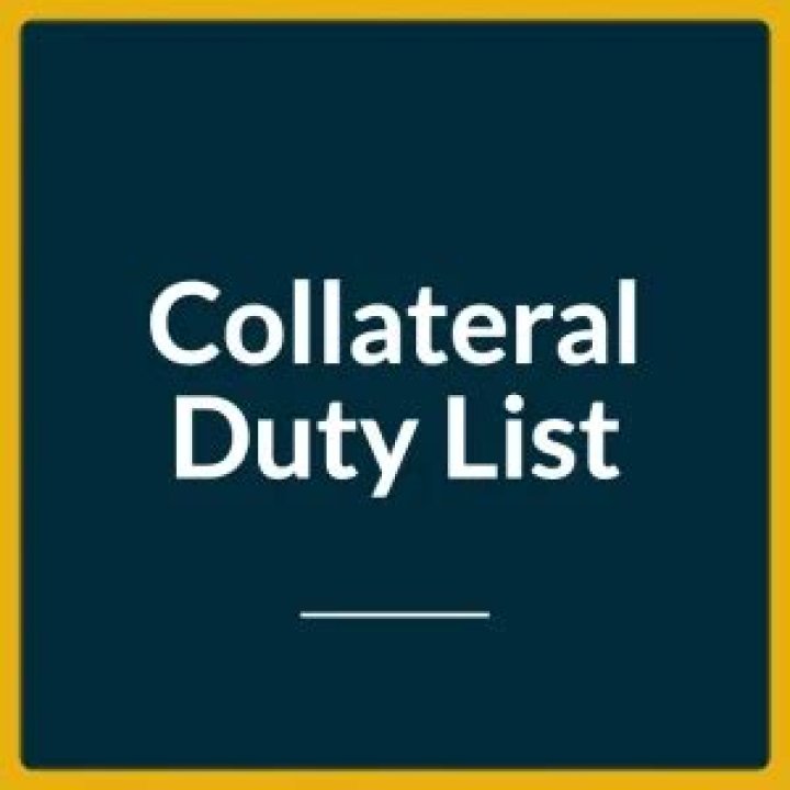 What is a collateral duty in the Navy?