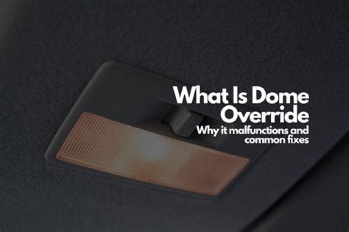 What is a dome override button?