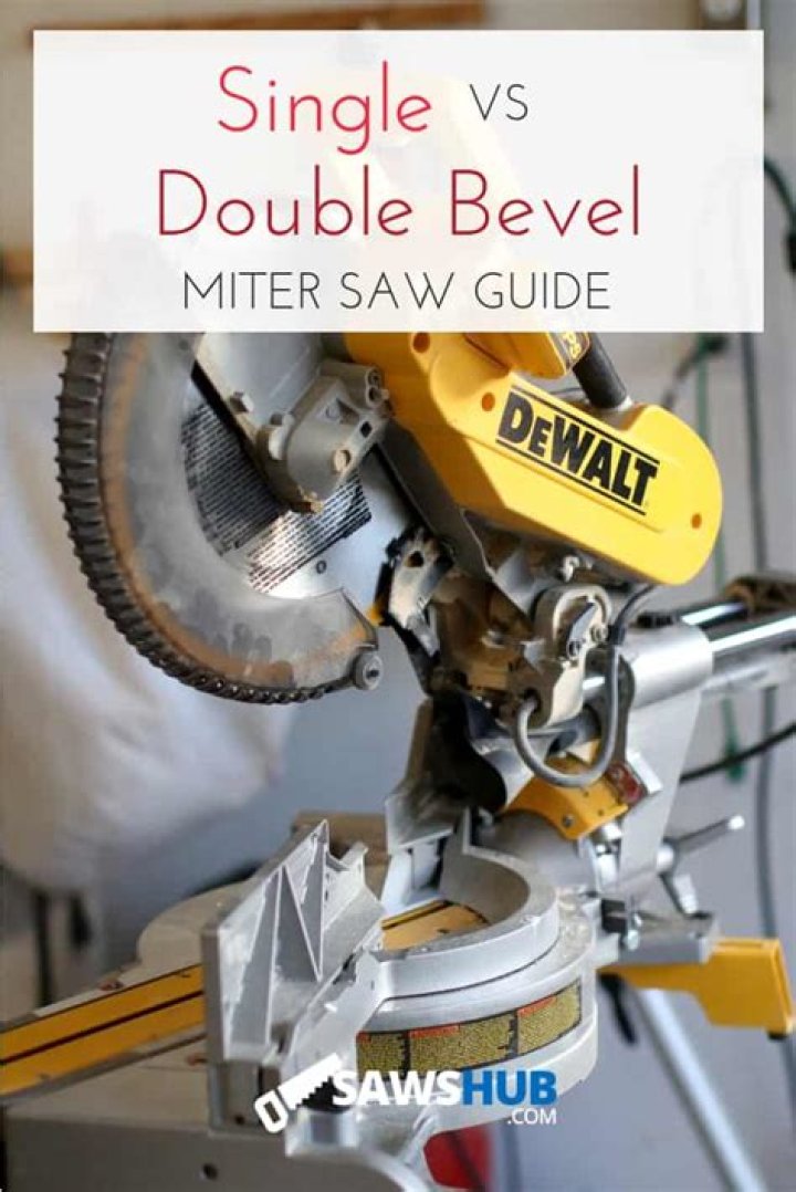 What is a double bevel miter saw?