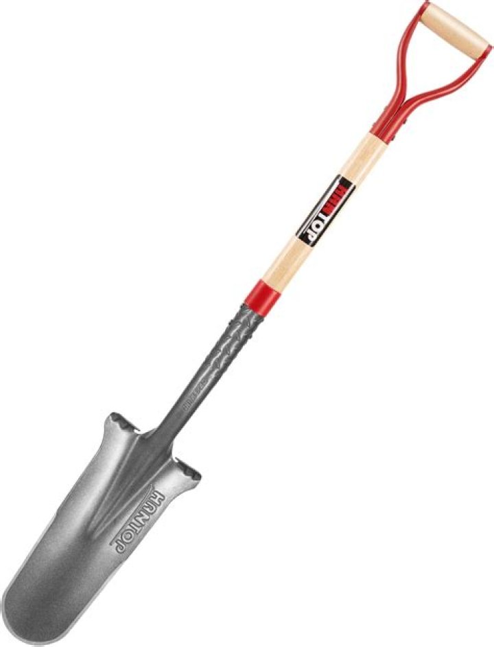 What is a drain spade shovel used for?