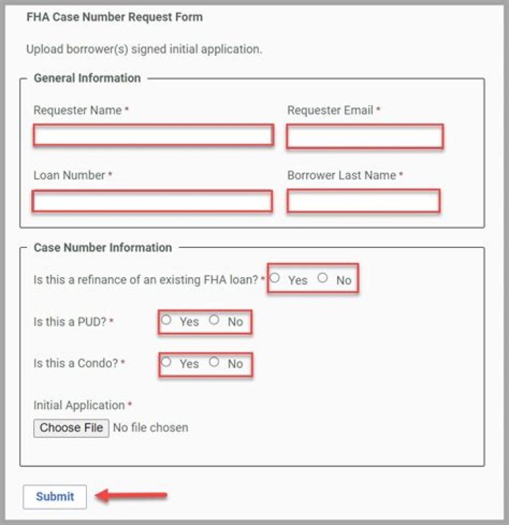 What is a FHA case number assignment?