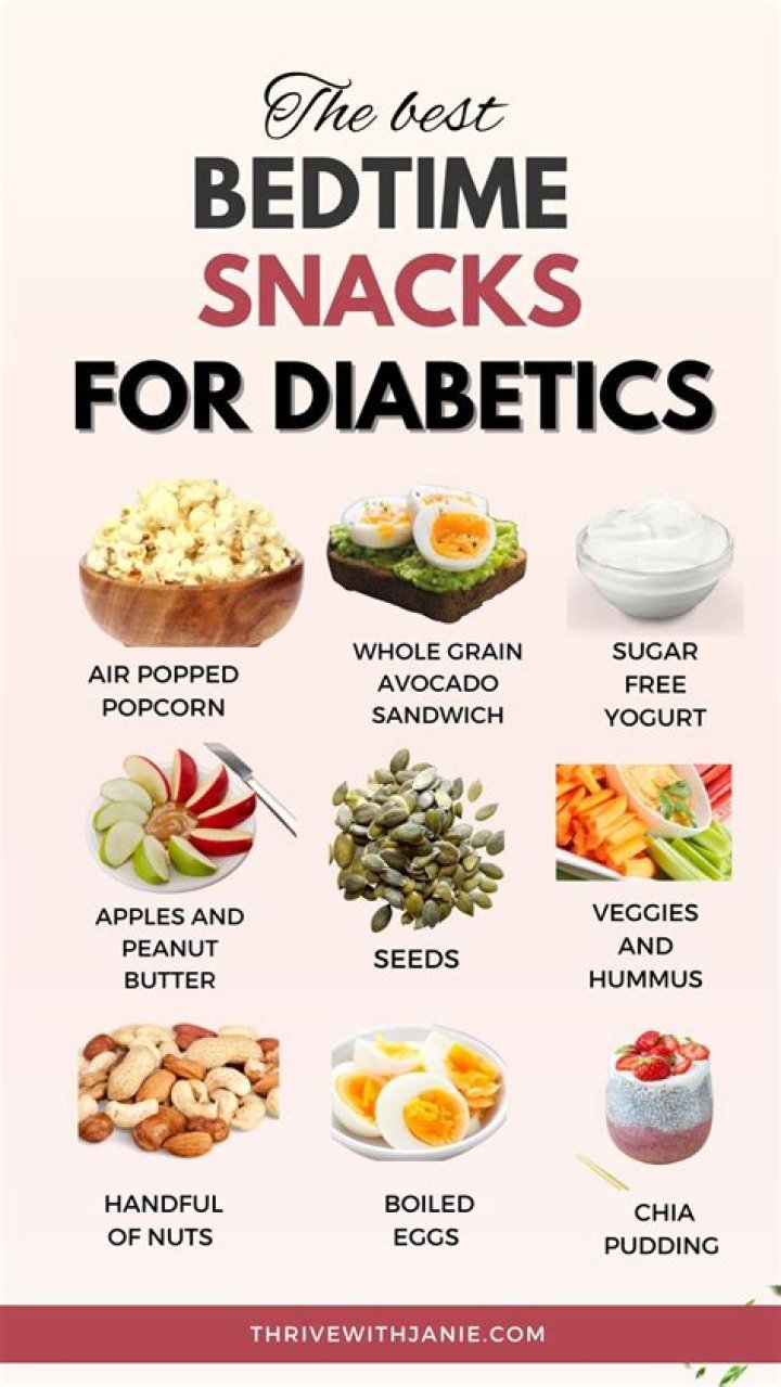 What is a good snack for a diabetic before bed?