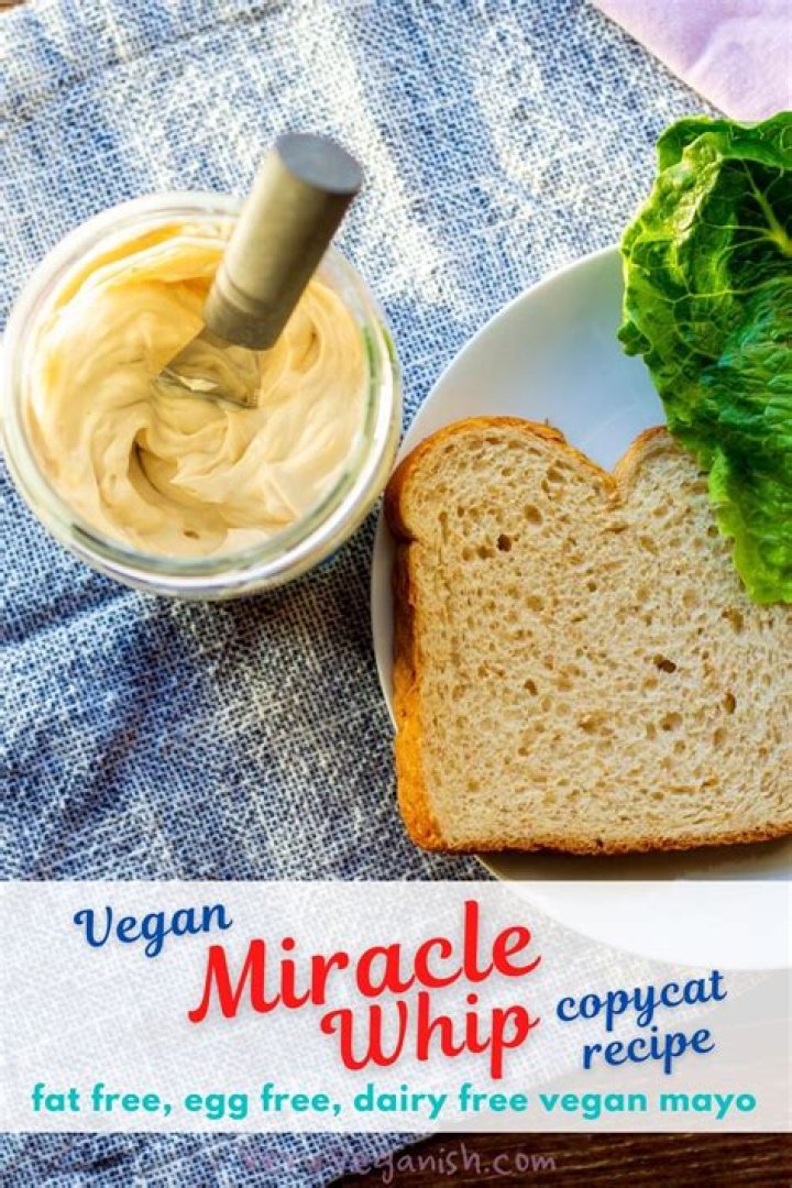 What is a healthy substitute for Miracle Whip?