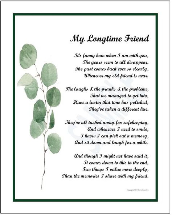 What is a longtime friend?