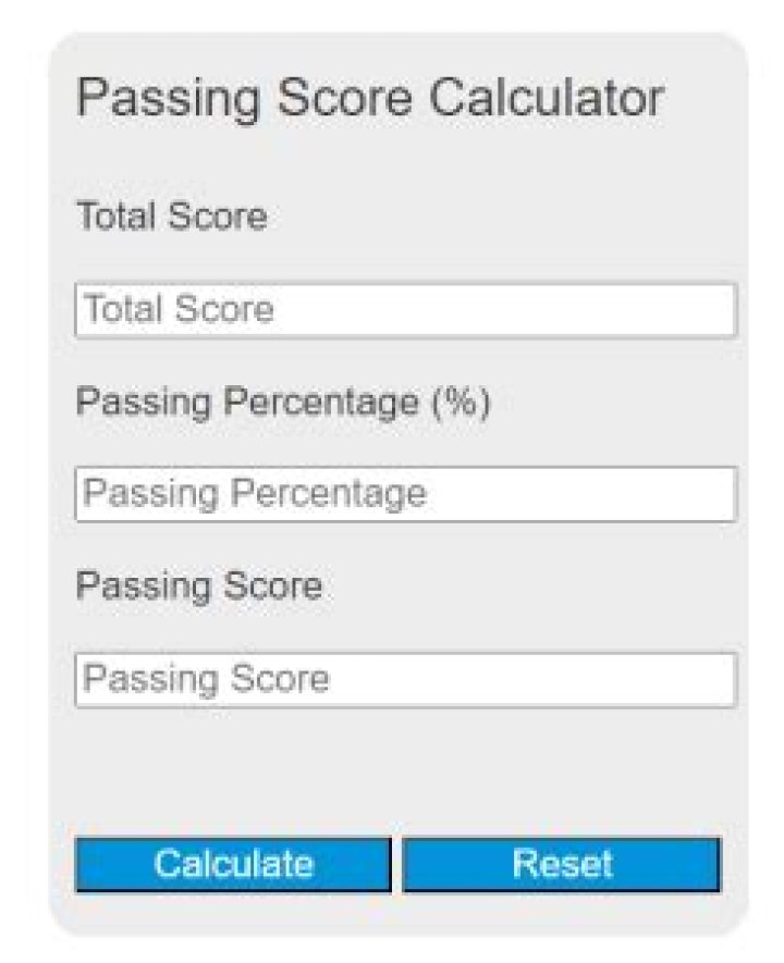 What is a passing score on the VCLA?