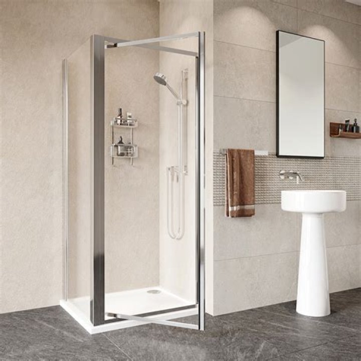 What is a pivot door shower?