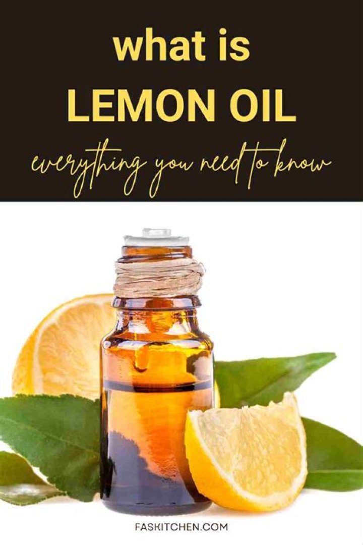 What is a substitute for lemon oil?
