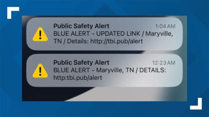 What is a Tennessee blue alert? Details
