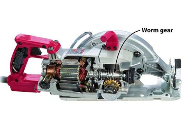 What is a worm drive circular saw used for?