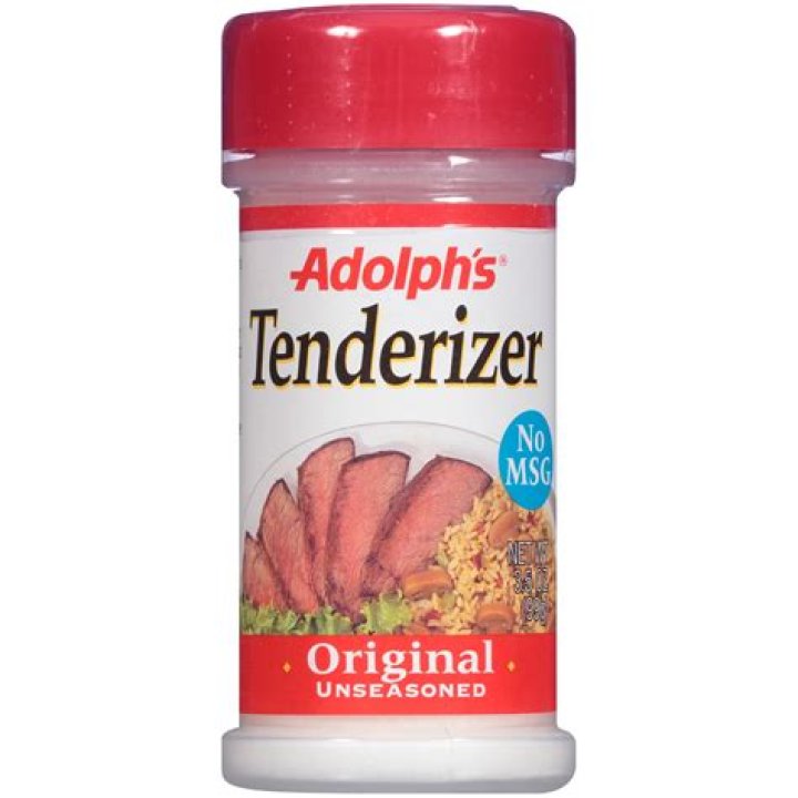 What is Adolph’s meat tenderizer made of?