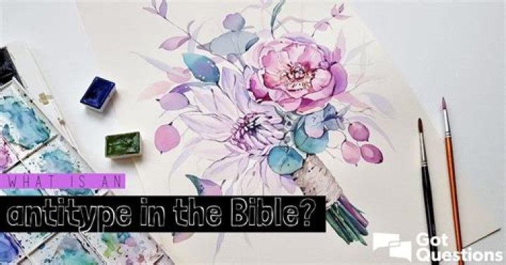 What is an antitype in the Bible?