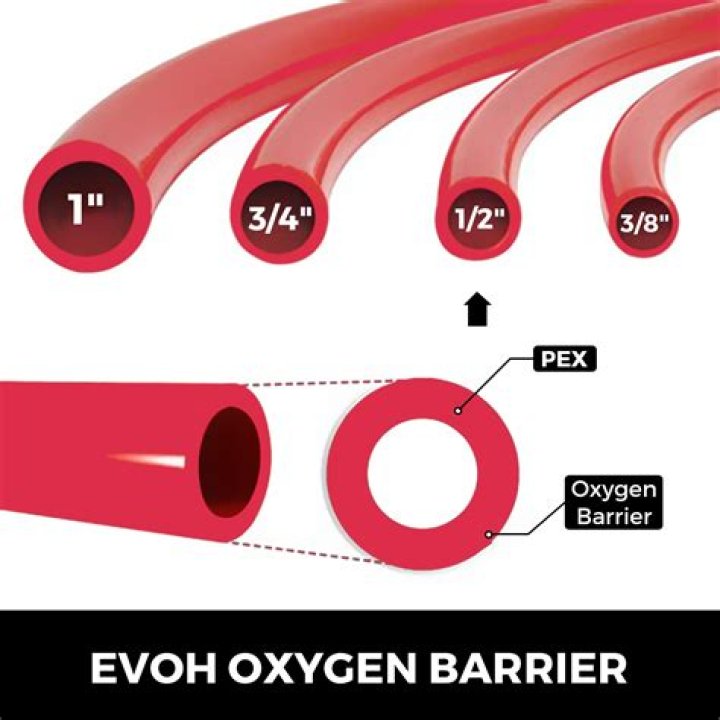 What is an oxygen barrier in PEX tubing?