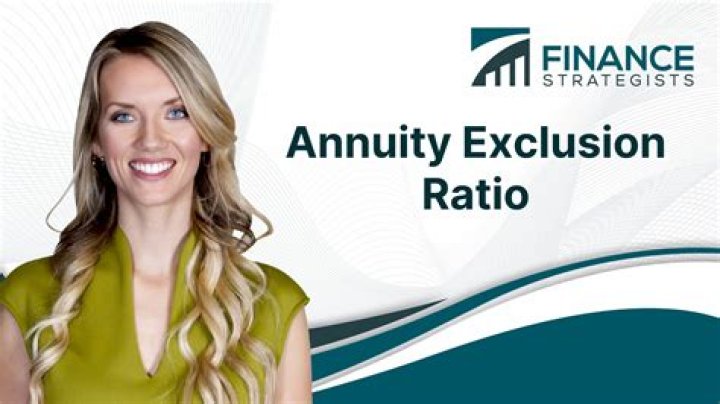 What is annuity exclusion ratio?
