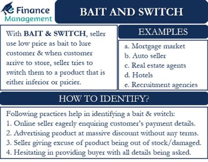What is bait and switch in psychology?