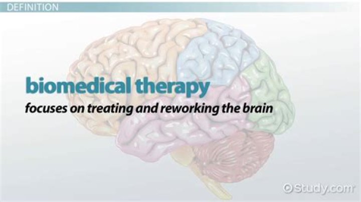 What is biomedical therapy in psychology?