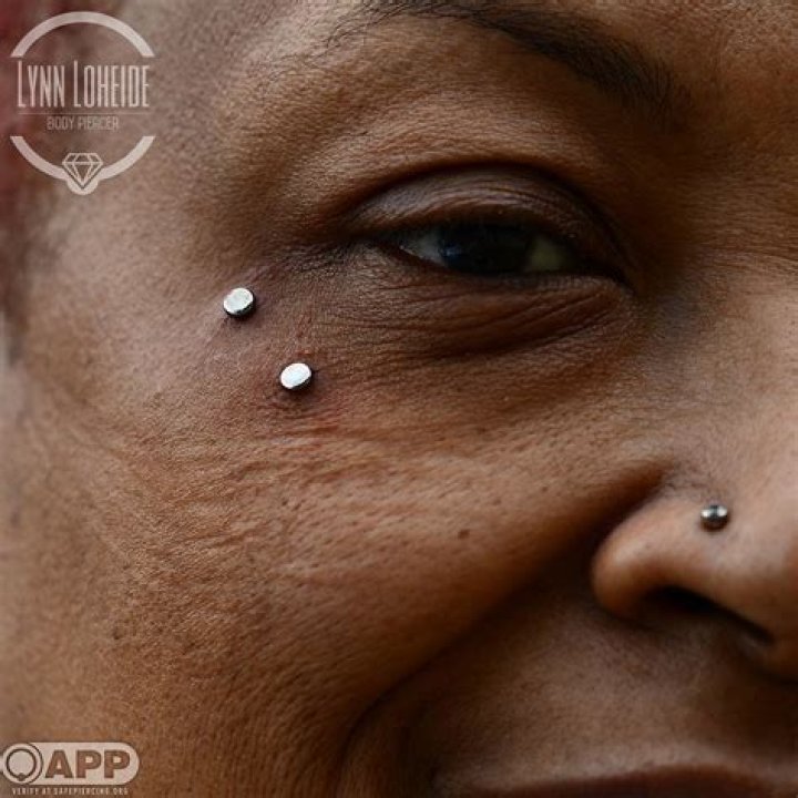 What is considered a surface piercing?