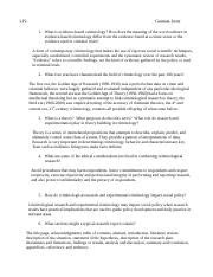 What is evidence based criminology?