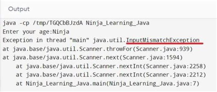 What is Exception in thread main Java Util InputMismatchException?