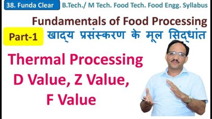 What is F value in thermal processing?