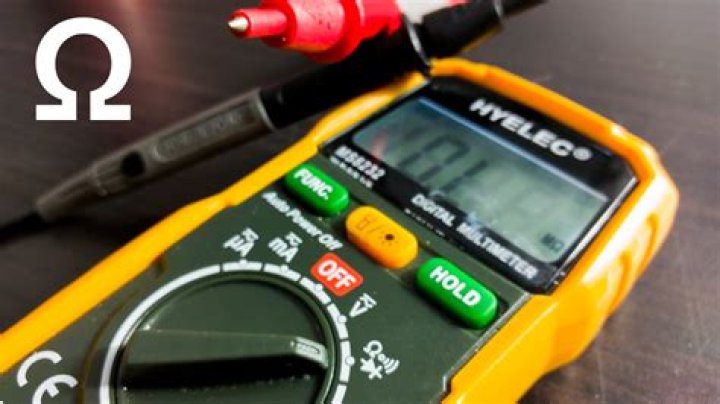 What is infinite resistance on a multimeter?