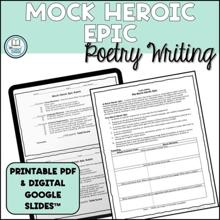 What is mock epic in literature?