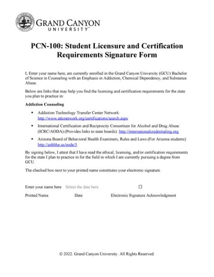 What is PCN certificate?