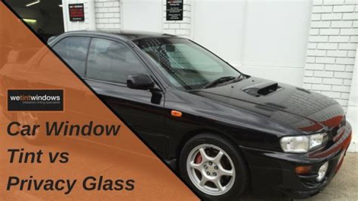 What is privacy glass in a car?