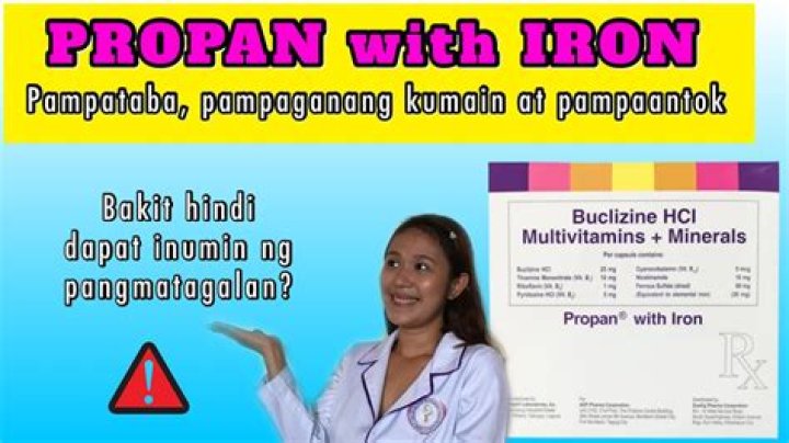 What is propan with iron used for?