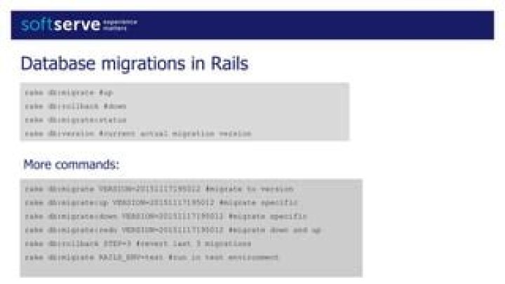 What is Rails DB Migrate?