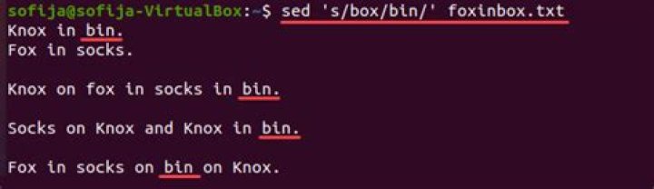 What is sed command in shell script?