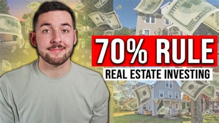 What is the 70 percent rule in real estate?