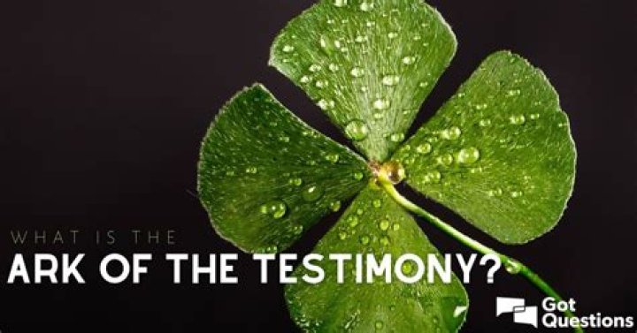 What is the ark of the testimony?