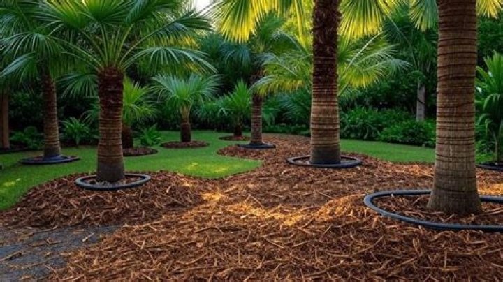 What is the best mulch for palm trees?