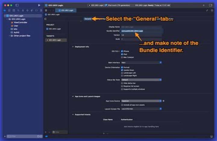 What is the bundle identifier Xcode?